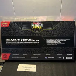 Pokemon PALDEAN FATES Great Tusk Iron Threads Ex Premium Collection - NEW 🔥🔥 - Image 3