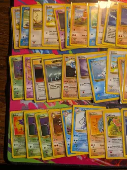 Pokemon Bulk WotC 65 Card Vintage Lot Base-Fossil-Mixed Sets DMG-NM - Image 2