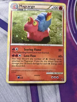 Pokemon TCG Magcargo 6/90 Rare Holo HGSS Undaunted - Image 3
