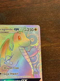 Dragonite GX SM156 Pokemon Dragon Majesty Secret Rare Black Star Promo - Image 3
