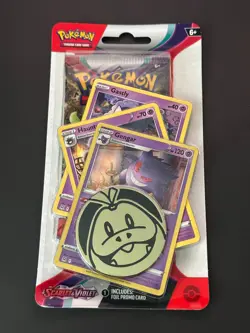 Pokemon TCG Scarlet & Violet Gengar Single Pack Blister Sealed Booster Pack - Image 1