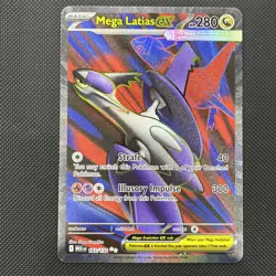Pokemon TCG Mega Latias EX 163/132 Full Art Holo Double Rare Pack Fresh Mint - Image 1