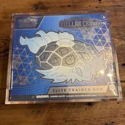 Pokemon TCG Stellar Crown ETB Elite Trainer Box New Sealed in case - Image 1