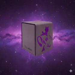 Ultra PRO Mewtwo Deck Box Pokemon TCG Gray Purple 100ct Magnetic Closure - Image 3