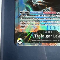 One Piece TCG Trafalgar Law OP10-022 Alt Art Leader! English! Near Mint! Rare! - Image 2