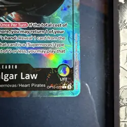 One Piece TCG Trafalgar Law OP10-022 Alt Art Leader! English! Near Mint! Rare! - Image 3
