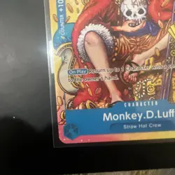 Monkey.D.Luffy (2nd Anniversary Stamped Promo) P-043 - One Piece TCG - English/3 - Image 2