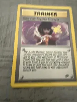 Sabrina's Psychic Control 121/132 Gym Challenge Uncommon Trainer Pokemon Card LP - Image 2