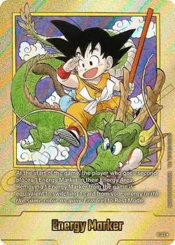 Bandai Dragon Ball Super Card Game Energy Marker Son Goku Shenron Holo E-42 - Image 1