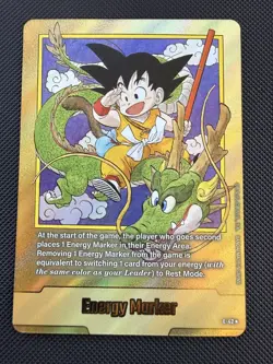Bandai Dragon Ball Super Card Game Energy Marker Son Goku Shenron Holo E-42 - Image 5