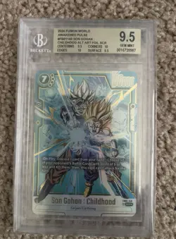 Dragon Ball Super Card Game Fusion World Son Gohan: Childhood Card FB01-140 - Image 1