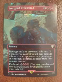 Isengard Unleashed *FOIL Borderless* [LTC] The Lord of the Rings - Image 1