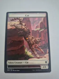 Mtg Cat Token One Sided Znr - Image 1