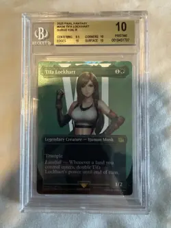 BGS 10 Magic the Gathering MTG Tifa Lockhart Surge Foil 536 Final Fantasy - Image 1