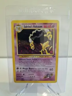 Pokemon Alakazam Card Sabrina's Gym Challenge 16/132 Holo Rare WOTC Original - Image 1