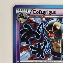 Cofagrigus 57/116 Rare BW Plasma Freeze LP Team Plasma Pokemon - Image 2