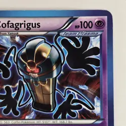 Cofagrigus 57/116 Rare BW Plasma Freeze LP Team Plasma Pokemon - Image 3