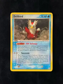 POKEMON TCG 2004 DELIBIRD 21/109 TEAM ROCKET RETURNS RARE EN LP - Image 1