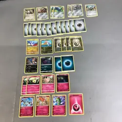 Lot Of 37 Pokemon ‘Darkness, Metal, Dragon & Fairy’ Trading Cards - Image 1