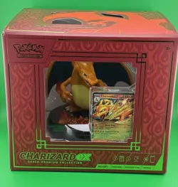 Pokemon TCG Charizard Ex Super Premium Collection Box Sealed New - Image 1