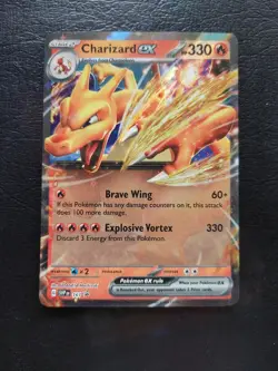 Pokemon TCG Charizard EX 161 Scarlet & Violet Black Star Promo - Image 1