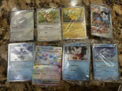 Pokemon 2025 Holiday Calendar Stamped Promos Sealed (Complete Set Of 8) - Image 1