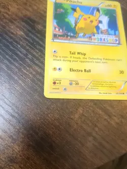 Pokemon TCG Pikachu Build-A-Bear Workshop Promo 20/108 Promo MP - Image 3