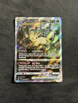 Pokemon TCG Leafeon VSTAR GG35/GG70 Crown Zenith Galarian Gallery Holo Card - Image 1