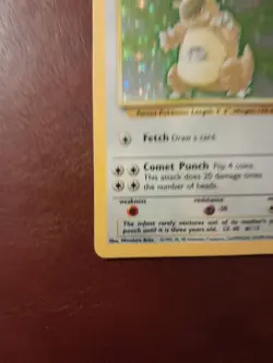 Pokemon TCG Kangaskhan Jungle 5/64 Holo Unlimited Rare - Moderately played - Image 4