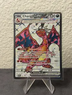 Charizard ex 056 Scarlet & Violet Black Star Promo Full Art Pokemon TCG NM - Image 1