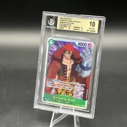 2022 One Piece Japanese Eustass Captain Kid, #OP01051, Super Rare BGS 10 - Image 1