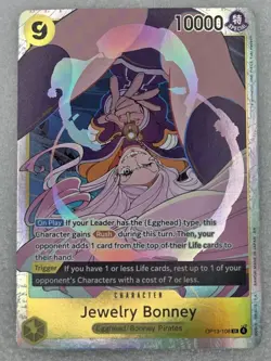 Jewelry Bonney OP13-108 - One Piece TCG English - SR Near Mint Pack Fresh! - Image 1