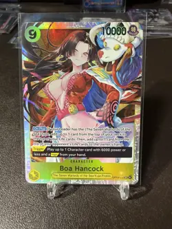 English One Piece CCG Boa Hancock SR OP14-112 The Azure Sea's Seven - Image 1