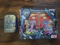 One Piece Illustration Box Vol.6 + (1) Tin Pack set Vol. 2 - Sealed - 0P-13 - Image 1
