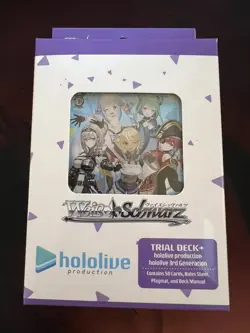 Weiss Schwarz Hololive Production 3rd Gen Trial Deck+ English Open RRR Included! - Image 1
