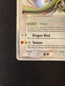 Rayquaza ex 039 EX Deoxys Holo Pokemon TCG Card 100 HP Nintendo Basic - Image 4
