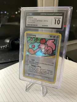 CGC 10 Lickitung EX Fire Red & Leaf Green 37/112 Reverse Holo Pokemon Card - Image 1