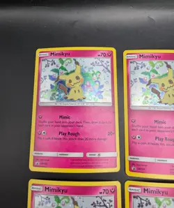 Lot of 6x 2019 Pokemon Sun & Moon Rare Holo PROMO Mimikyu Cards SM163 - Image 2