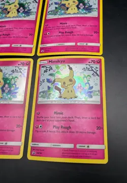 Lot of 6x 2019 Pokemon Sun & Moon Rare Holo PROMO Mimikyu Cards SM163 - Image 5