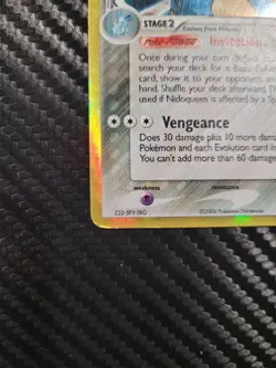 Nidoqueen Delta Species 7/101 Dragon Frontiers Holo Pokemon TCG Card MP - Image 2