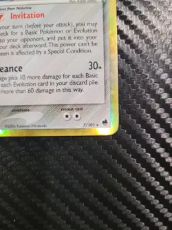 Nidoqueen Delta Species 7/101 Dragon Frontiers Holo Pokemon TCG Card MP - Image 3