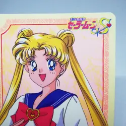 204 Tsukino Usagi Sailor moon Card SUPER R AMADA Kodansha JAPAN ANIME Nakayoshi - Image 3