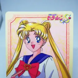 204 Tsukino Usagi Sailor moon Card SUPER R AMADA Kodansha JAPAN ANIME Nakayoshi - Image 4