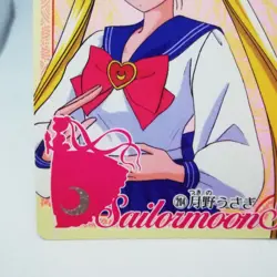 204 Tsukino Usagi Sailor moon Card SUPER R AMADA Kodansha JAPAN ANIME Nakayoshi - Image 5