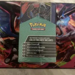 Pokemon 2025 Fall Mega Collector Chest Tin Box - 6 Packs & 3 Foil Cards - Image 3