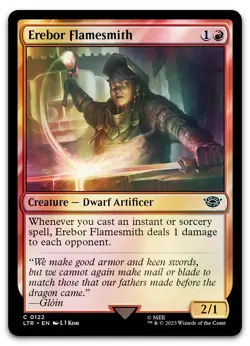 Erebor Flamesmith #122 (Foil) (NM) Lord of the Rings LTR Magic MTG - Image 1
