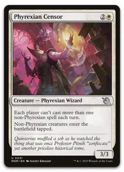 Phyrexian Censor #31 (NM) March of the Machine MOM Magic MTG - Image 1