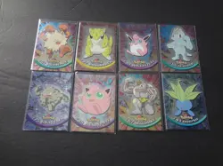 1999 Topps Pokemon Animation Series 1 Silver Foil Lot x8 benjaminchoi330 - Image 1