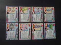 1999 Topps Pokemon Animation Series 1 Silver Foil Lot x8 benjaminchoi330 - Image 2