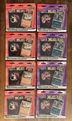 🔥 LOT OF 8 Pokemon Ascended Heroes Tech Sticker Collection 3pk SEALED IN-HAND - Image 1